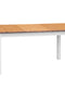 Bologna Elegante Massivholz Kiefer Esstisch ausziehbar 150/197cm | Farbe Weiß - Eiche