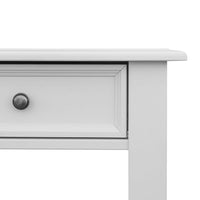 Bologna Elegante Massivholz Kiefer Schminktisch | Farbe weiß