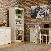 Bologna Elegante Massivholz Kiefer Kommode 3.3 | Farbe weiß