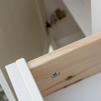 Bologna Elegante Massivholz Kiefer Kommode 3.3 | Farbe weiß