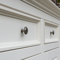 Bologna Elegante Massivholz Kiefer Kommode 3.3 | Farbe weiß