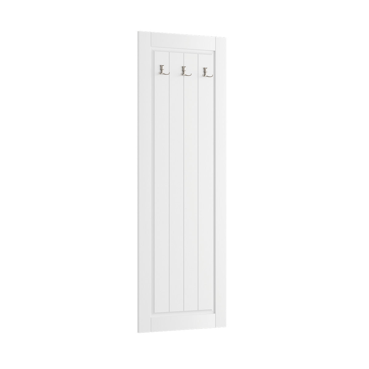 Bologna Elegante Massivholz Kiefer Garderobe | Farbe weiß