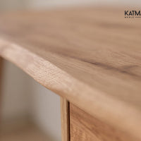 Savona Massivholz Eichentisch Schreibtisch 120cm