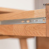 Savona Massivholz Eichentisch Schreibtisch 120cm