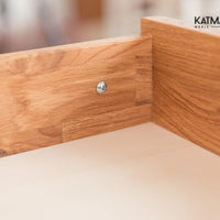 Savona Massivholz Eichentisch Schreibtisch 120cm