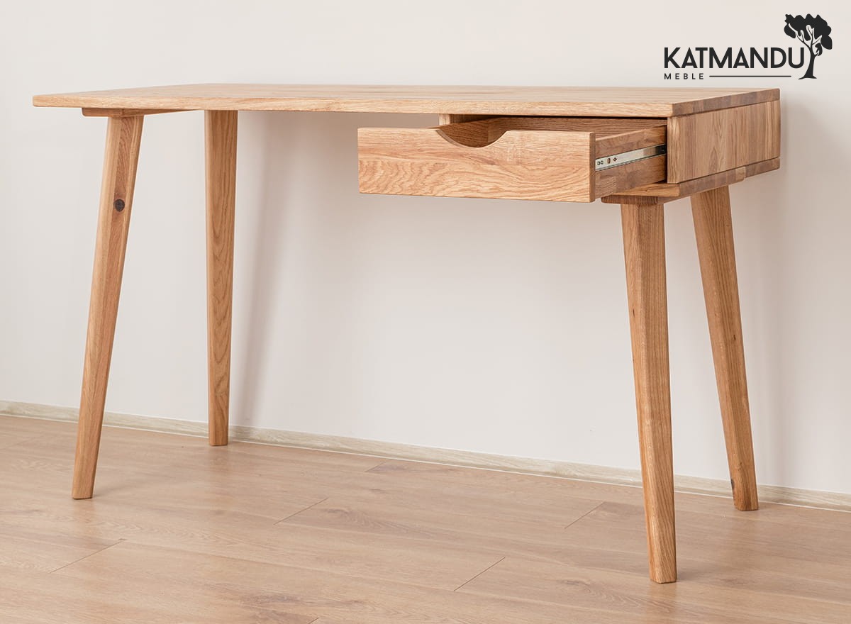 Savona Massivholz Eichentisch Schreibtisch 120cm