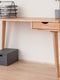 Savona Massivholz Eichentisch Schreibtisch 120cm