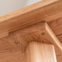 Savona Massivholz Eichentisch Schreibtisch 120cm