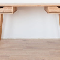 Savona Massivholz Eichentisch Schreibtisch 2.0