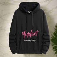 Mindset is everything,Positive vibes hoodie  Stylish and comfort