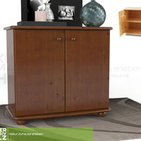 Claudia Kommode Sideboard | Anrichte | 2-Türig | 100% Bio Kiefer Massivholz