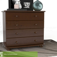 Claudia Kommode Sideboard | Anrichte | 4-XL Schubladen | 100% Bio Massivholz