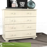 Claudia Kommode Sideboard | Anrichte | 4-XL Schubladen | 100% Bio Massivholz