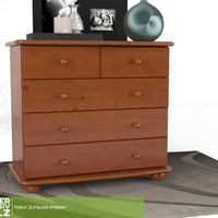 Claudia Kommode Sideboard | Anrichte | 3-XL Schubladen und 2-kleine | 100% Bio Massivholz