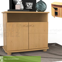 Claudia Kommode Sideboard | Anrichte | 2-Türig | 1. Regal | 100% Bio Massivholz