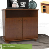 Claudia Kommode Sideboard | Anrichte | 2-Türig | 1. Regal | 100% Bio Massivholz