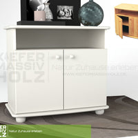 Claudia Kommode Sideboard | Anrichte | 2-Türig | 1. Regal | 100% Bio Massivholz