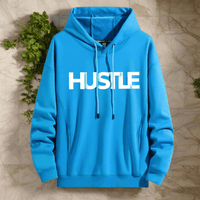 HUSTLE Art ,Winter plush hoodie warm and stylish