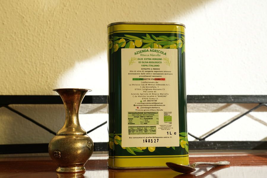 Bio Olivenöl Extra Vergine di Ritacca im Kanister