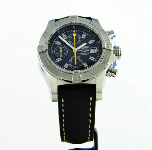 Breitling avenger skyland yellow limited edition watch