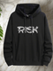 RISK Art positive vibes Hoodie stylish and wild