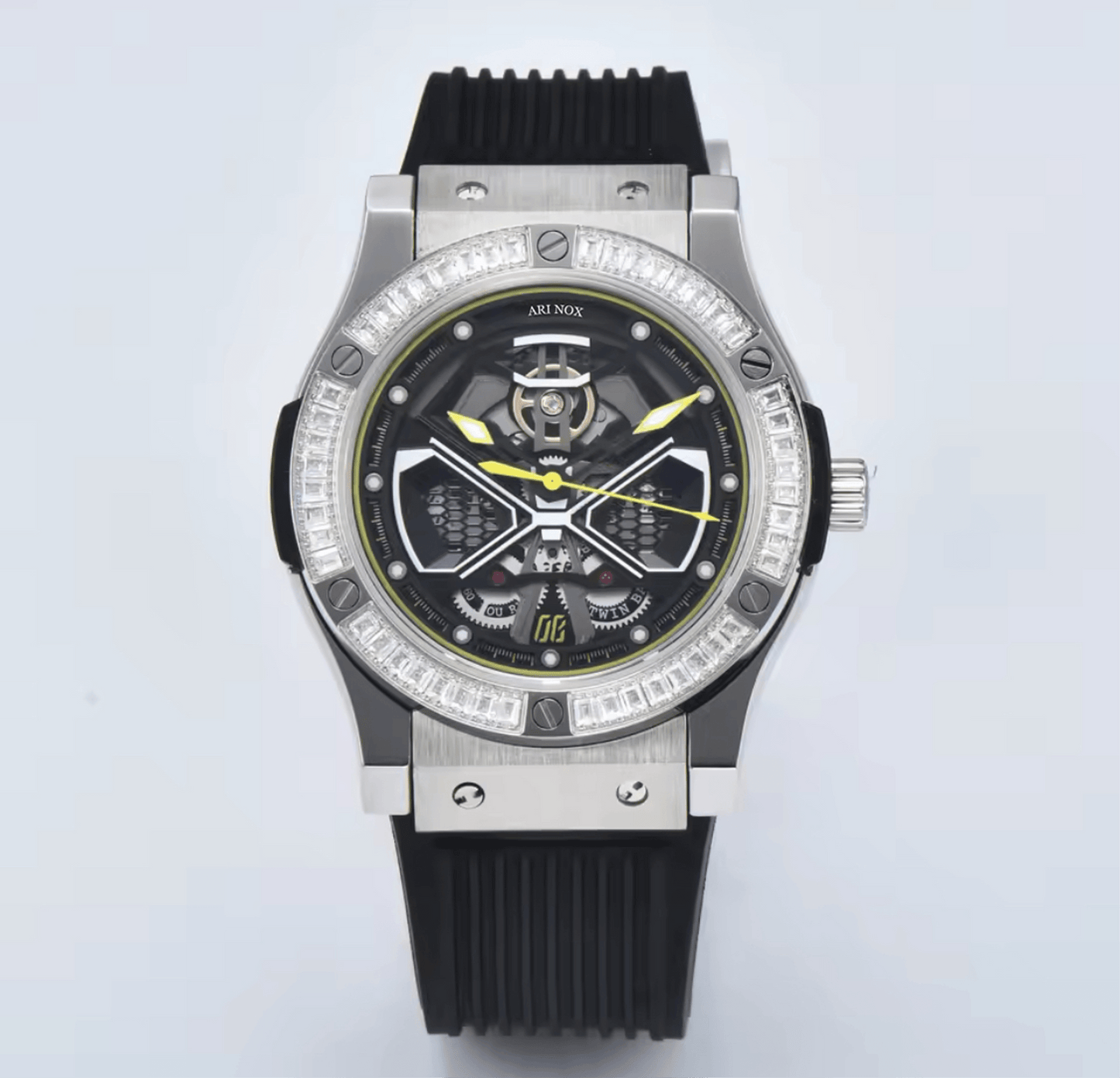 ARI NOX ,Knight sapphire glass Stainless Steel mechanical watch