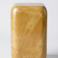 Holzhocker - Beistelltisch Couchtisch - Handgefertigter Hocker aus massivem Suarholz- 50x30x40 cm