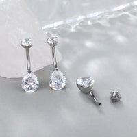 Bauchnabelpiercing Titan Bananabell mit Tropfen