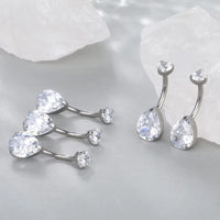 Bauchnabelpiercing Titan Bananabell mit Tropfen