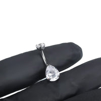 Bauchnabelpiercing Titan Bananabell mit Tropfen