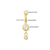 Bauchnabelpiercing Bananabell Titan Zirkonia Zargen-Drop