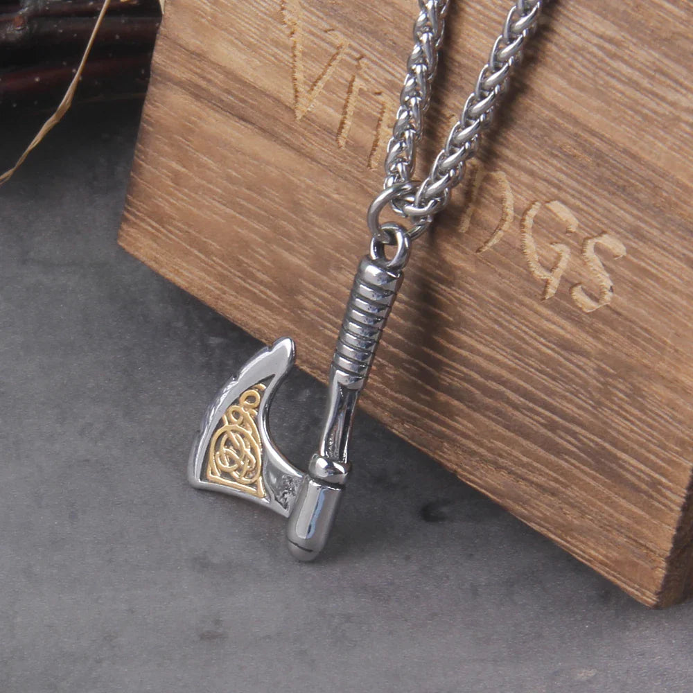 Never fade wolf and raven slavic wild amulet talisman viking necklace jewelry