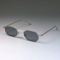 Classic metal steampunk shades – small frame, vintage unisex sunglasses