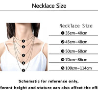 thick bead chain custom name necklace personalized  for women men party gifts