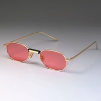 Classic metal steampunk shades – small frame, vintage unisex sunglasses
