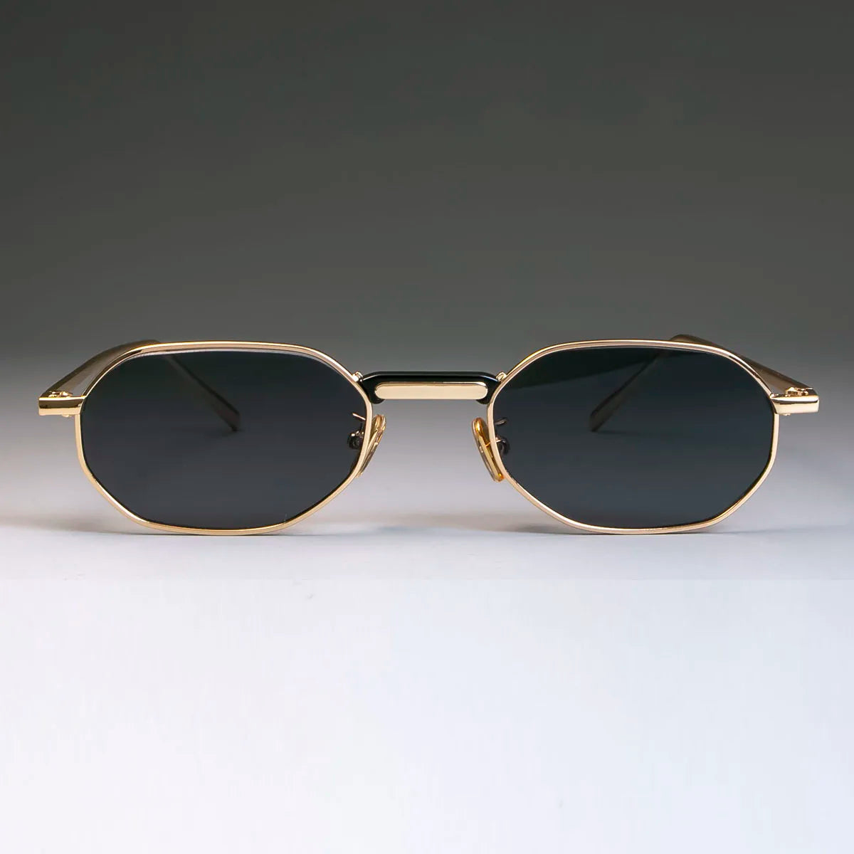 Classic metal steampunk shades – small frame, vintage unisex sunglasses