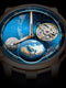 Haofa luxury men watch carrousel sapphire starry dial mechanical wristwatch