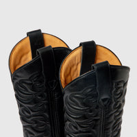 Vaada Damenstiefel Schwarz - Elegante Lederstiefel von Chalo