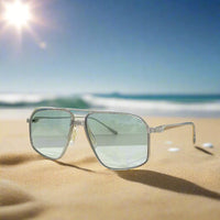 Jacques Marie Mage Jagger ultralight titanium square style sunglasses