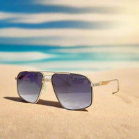 Jacques Marie Mage Jagger ultralight titanium square style sunglasses