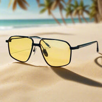 Jacques Marie Mage Jagger ultralight titanium square style sunglasses