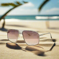 Jacques Marie Mage Jagger ultralight titanium square style sunglasses