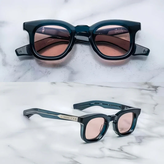 Jacques Marie Mage DEVAUX Inspired sunglasses thick acetate retro square