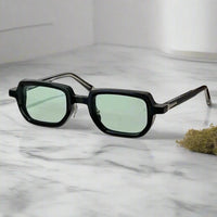 Jacques marie mage ASTAIRE vintage square sunglasses thick acetate luxury shades