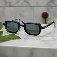 Jacques marie mage ASTAIRE vintage square sunglasses thick acetate luxury shades