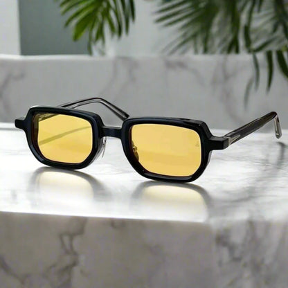 Jacques marie mage ASTAIRE vintage square sunglasses thick acetate luxury shades