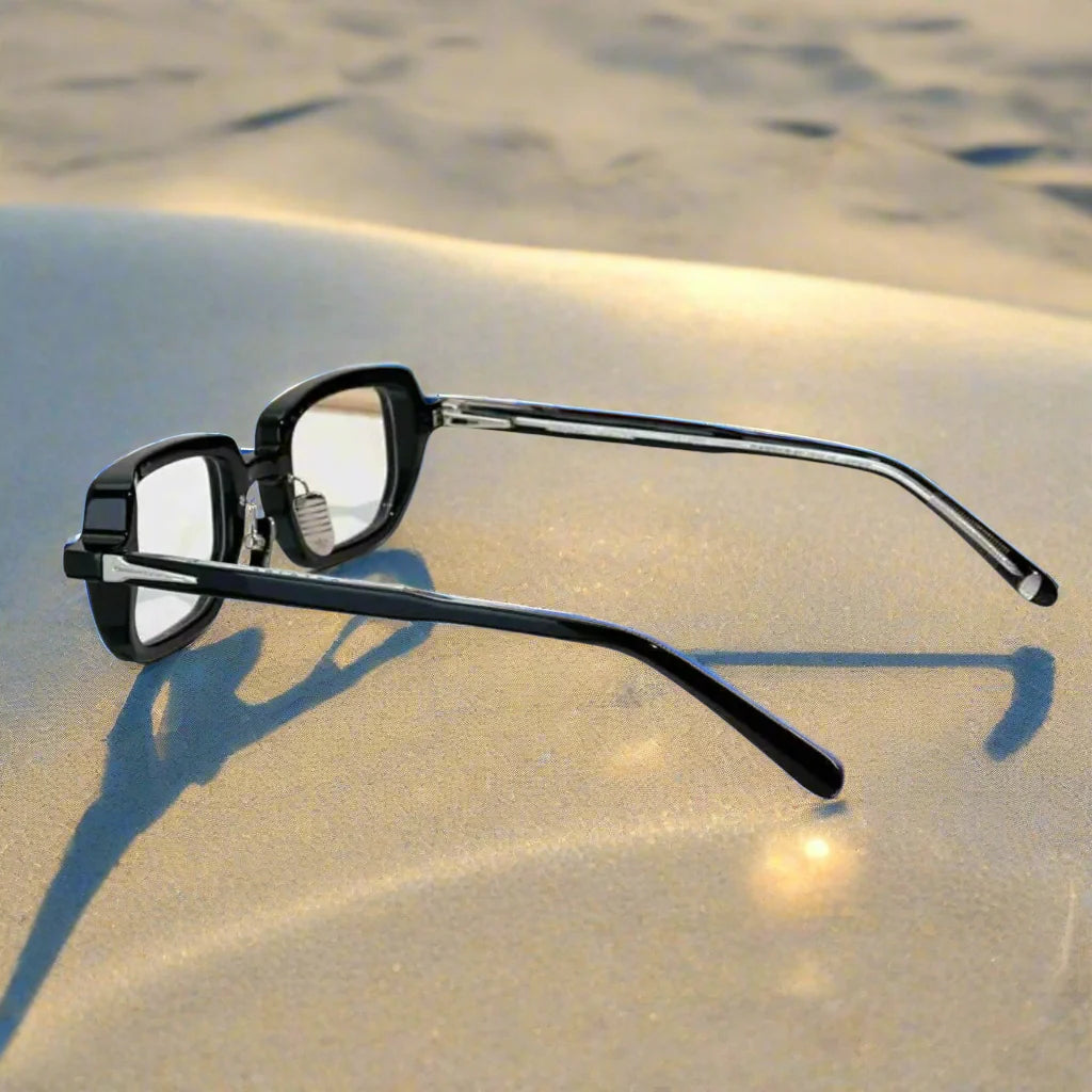 Jacques marie mage ASTAIRE vintage square sunglasses thick acetate luxury shades