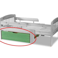 Leo Bettkasten | für mitwachsendes Babybett 105-150-190cm | Kiefer | Massivholz | Bio-Bett