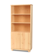 Claudia Büroschrank Aktenschrank | 2-Türig mit 3-Regalfächern | 100% Bio Kiefer Massivholz