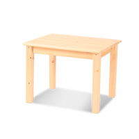 Leo Kinder Tisch | Spieltisch | Kiefer Massivholz | 100% Bio Massivholz